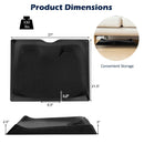 Portable Anti-Fatigue Standing Mat with Massage Point and Diverse Terrain for Office and Home-Black by LJGDeals
