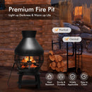 Patio Wood Burning Chimneys Fireplace by LJGDeals