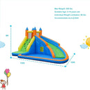 Kids Inflatable Water Slide Bouncing House with Carrying Bag and 480W Blower by LJGDeals