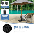 25 Inch Square Patio Umbrella Base 42 LBS Weighted by LJGDeals