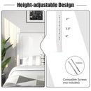Full Wood Headboard Flat Panel with Pre-drilled Holes and Height Adjustment by LJGDeals
