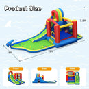 Inflatable Kid Bounce House Slide Climbing Splash Park Pool Jumping Castle Without Blower by LJGDeals
