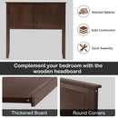 Solid Wood Flat Panel Headboard for Twin-size Bed by LJGDeals