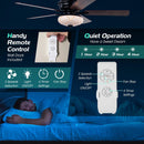 52 Inch Ceiling Fan with 3 Wind Speeds and 5 Reversible Blades by LJGDeals