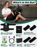 LX19 Red Light Therapy for Knee, Elbow and Shoulder, Charcoal Black