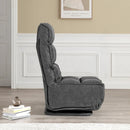 360-Degree Swivel Folding Floor Chair with 6 Adjustable Positions by LJGDeals