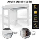 Wooden Study Computer Corner Desk with Drawer by LJGDeals