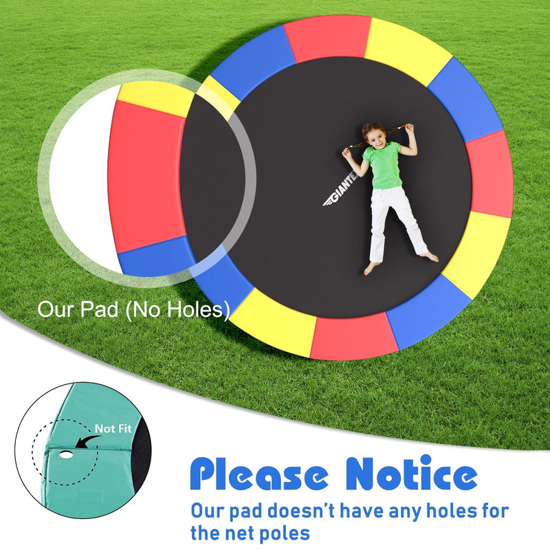 15 Feet Universal Trampoline Spring Cover-Multicolor, photo 7 of 8
