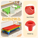 Pack of 4 Colorful Kids Stackable Naptime Cot by LJGDeals