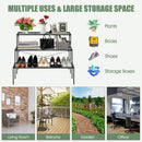 Outdoor 3 Tier Metal Plant Stand with Heavy Duty Rack for Multiple Use by LJGDeals