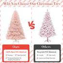 6/7 Feet Artificial Christmas Tree Hinged Full Fir Tree by LJGDeals