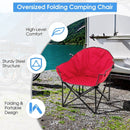 Folding Camping Moon Padded Chair with Carrying Bag by LJGDeals