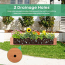 Wooden Decorative Raised Garden Bed for Yard and Window by LJGDeals