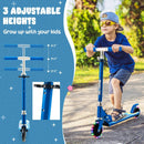 Folding Kick Scooter with 3 Adjustable Heights for Kids by LJGDeals