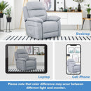 Power Lift Recliner Sofa with Side Pocket and Remote Control by DirectDeals