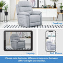 Power Lift Recliner Sofa with Side Pocket and Remote Control by LJGDeals