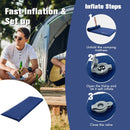 Self-inflating Lightweight Folding Foam Sleeping Cot with Storage bag by LJGDeals