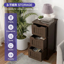 Bathroom Floor Freestanding Storage Organizer with 3 Drawers by LJGDeals