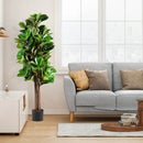 5 Feet Artificial Fiddle Leaf Fig Tree Decorative Planter by LJGDeals