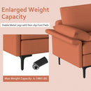 Large 3-Seat Sofa Sectional with Metal Legs and 2 USB Ports for 3-4 people by LJGDeals