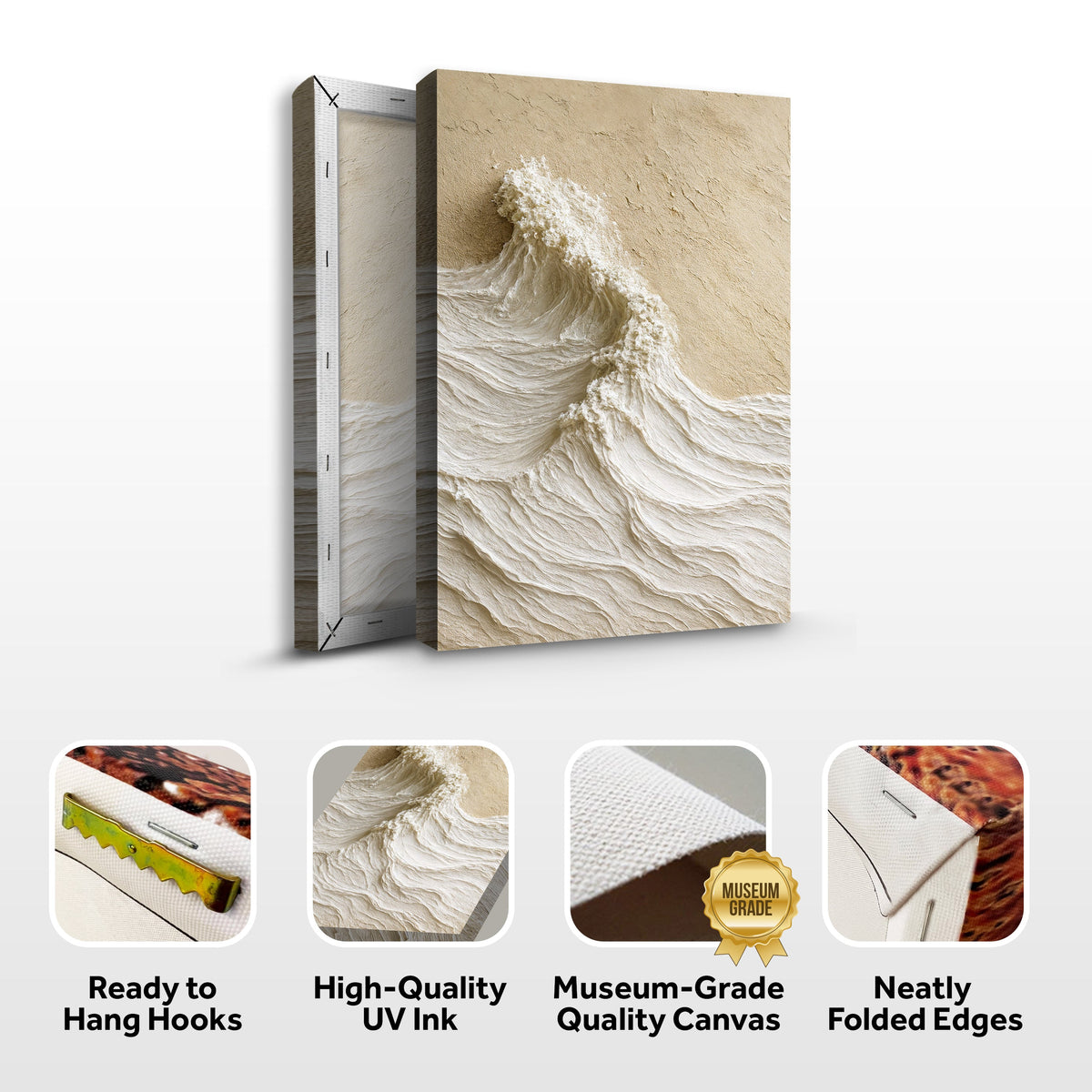 Modern Neutral Mountain Wall Art, photo 8 of 10