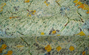 Green, Gold and Ivory 5x8 Hand knotted Traditional Oriental Oushak wool area rug by The Rug Decor