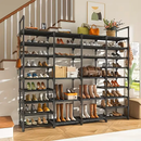 Multi Layers - Shoe Rack Organizer Column Storage Shelf Entryway w/ Hooks by 2Dropme