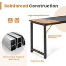 63 Inch Modern Splice Computer Desk with Heavy Duty Steel Frame by LJGDeals