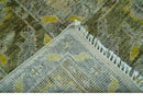 Custom Made Beige And Gray Traditional Hand Knotted wool area rug by The Rug Decor