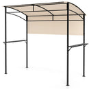 BBQ Grill Canopy 7.8 x 4.4 FT with Shelves and Sidewall by LJGDeals
