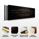 But Home Was a Dream Lyrics Wall Sign