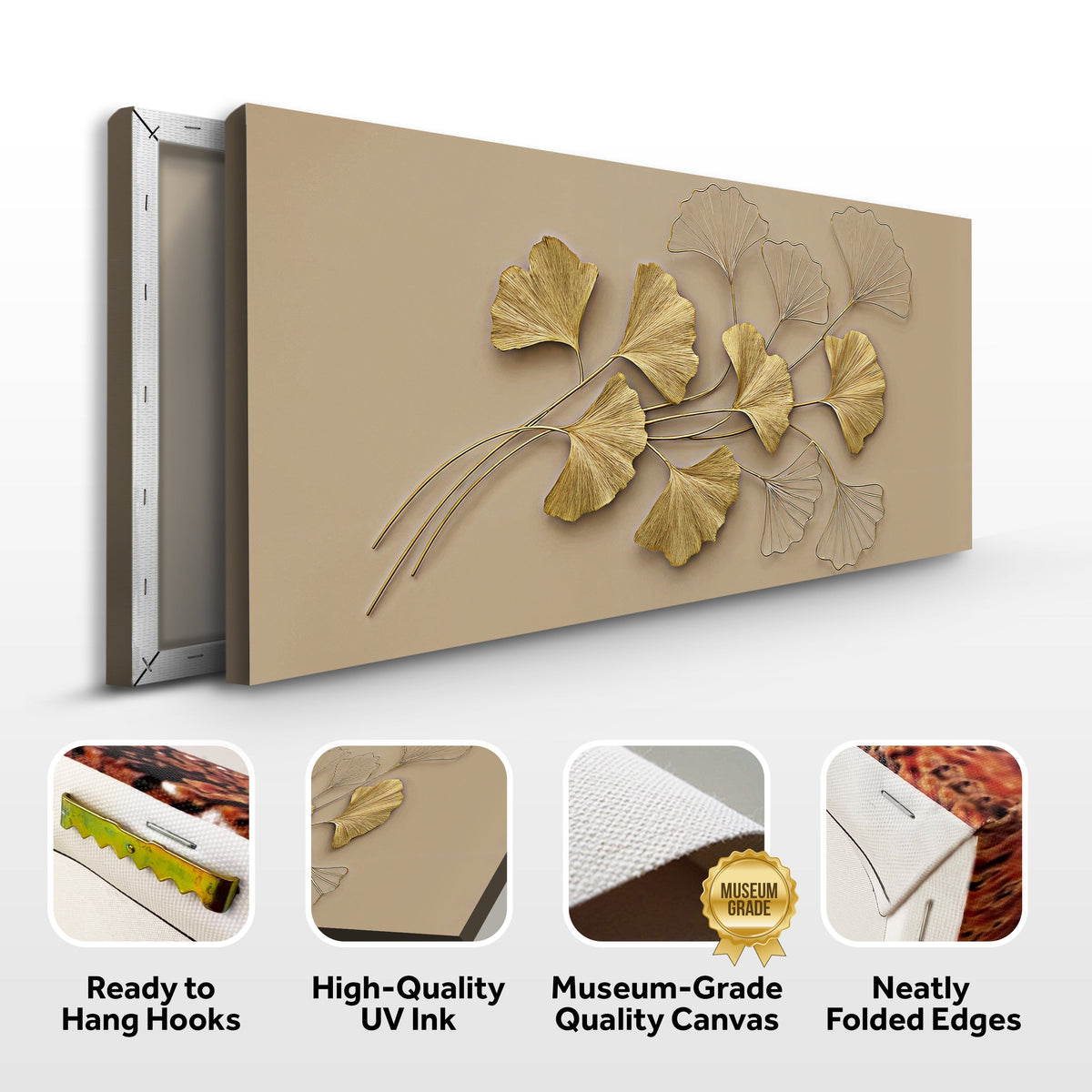 Golden Botanical Wall Art, photo 8 of 10