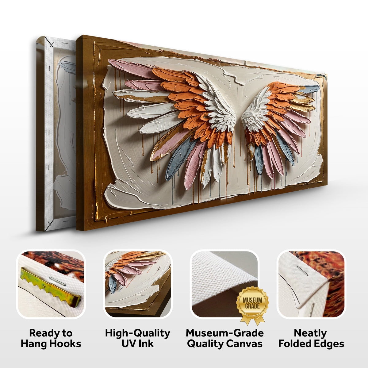 Angelic Wings Wall Art, photo 8 of 10