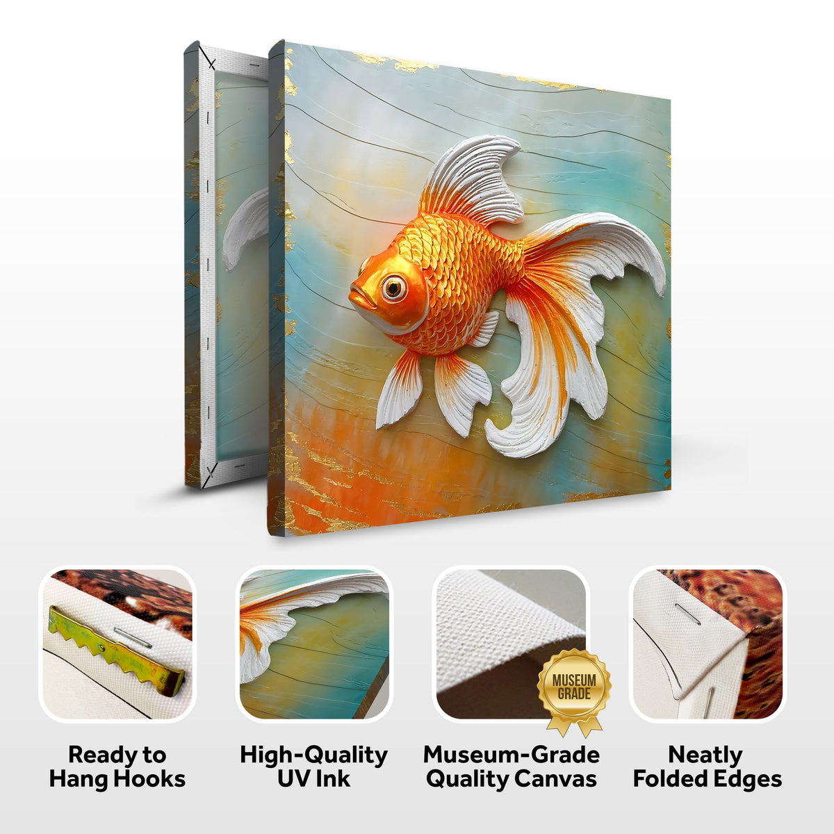 3D Goldfish Wall Art, photo 8 of 10