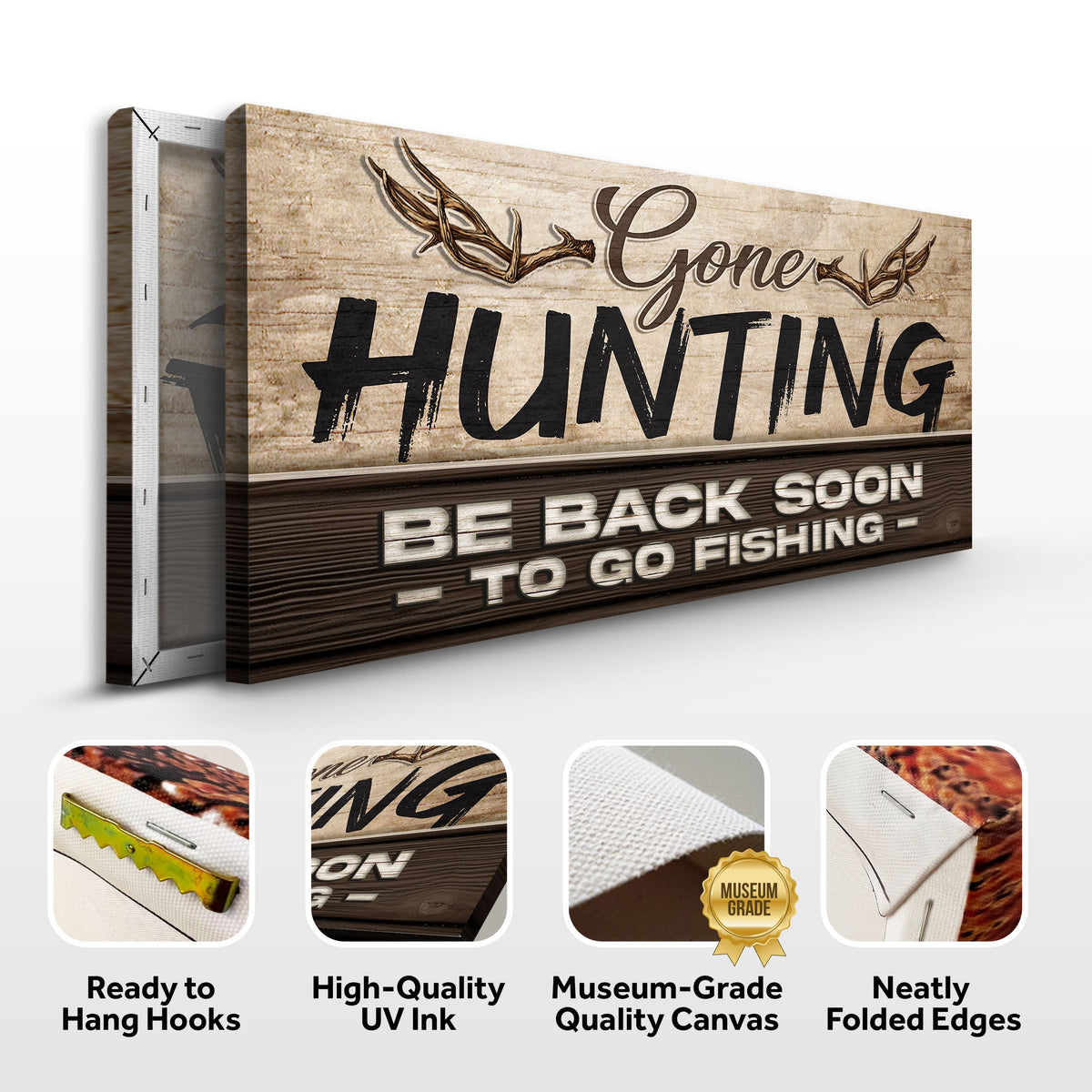Gone Hunting Sign II, photo 8 of 10