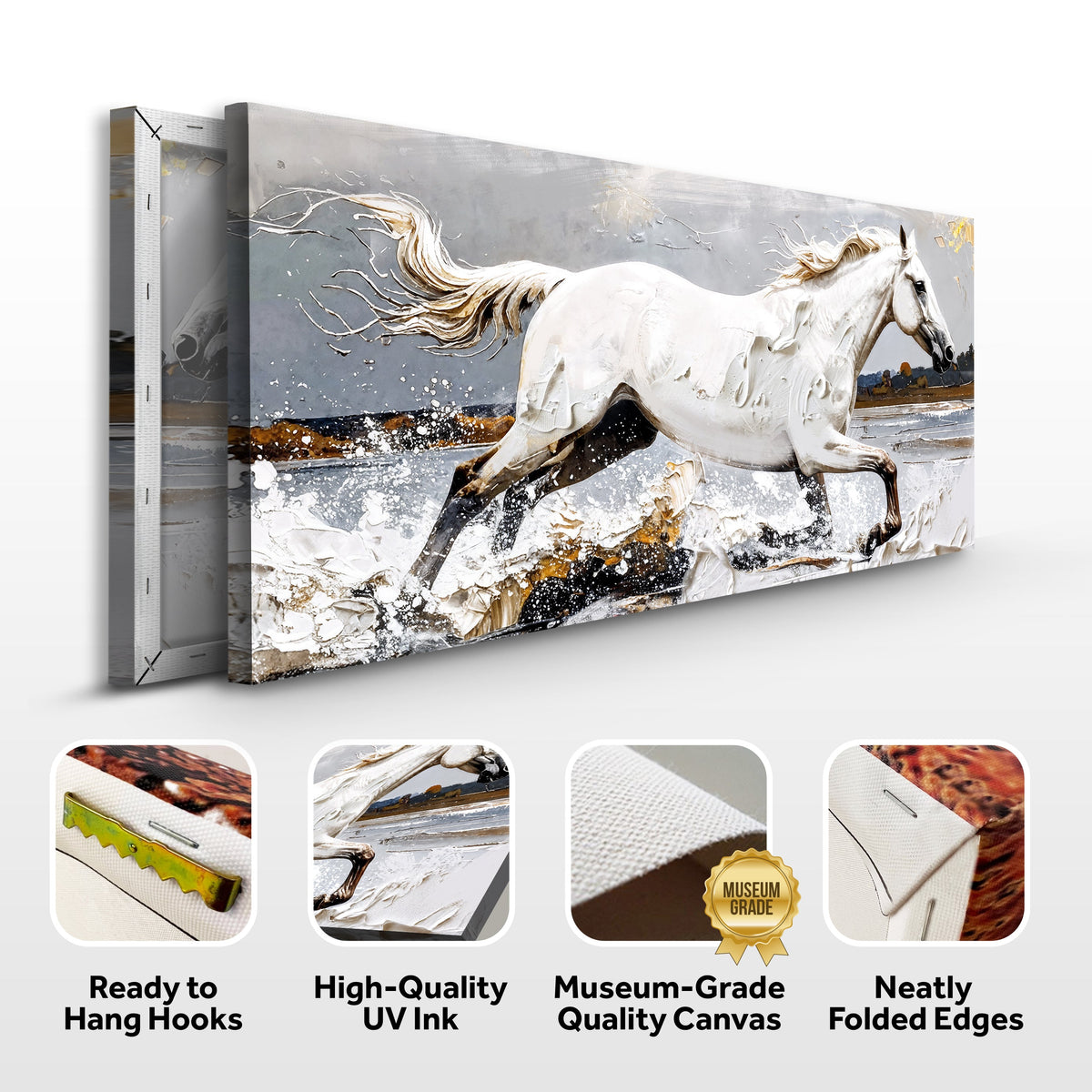Modern Abstract Horse Wall Art, photo 8 of 10