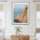 Cliff Divers Wall Art Canvas Print – Oceanfront Cliffs Waves
