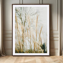 Pampas Grass Wall Art Canvas Print – Framed Neutral Tones