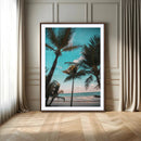 Palm Trees Wall Art Canvas Print – Framed Tropical Beach by MyGreatCanvas | Canvas Wall Art Prints | Photo Prints & Wall Decor