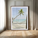 Beach Hammock Wall Art Canvas Print – Framed Tropical by MyGreatCanvas | Canvas Wall Art Prints | Photo Prints & Wall Decor
