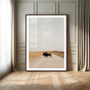 Bison Crossing Wall Art Canvas Print – Framed Western by MyGreatCanvas | Canvas Wall Art Prints | Photo Prints & Wall Decor