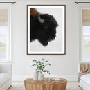 Western Rustic Wall Art Canvas Print Framed Buffalo