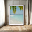 Azure Water Wall Art Canvas Print – Tranquil Island Escape