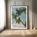 Tropical Palm Trees Wall Art Canvas Print – Coastal Nature