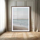 Minimalist Beach Wall Art Canvas Print – Framed Soft Blue by MyGreatCanvas | Canvas Wall Art Prints | Photo Prints & Wall Decor