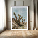 Joshua Tree Desert Canvas Print Southwestern Boho Landscape