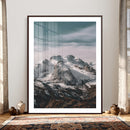 Alpine Mountain Landscape Wall Art Canvas Print, Snowy Peak by MyGreatCanvas | Canvas Wall Art Prints | Photo Prints & Wall Decor