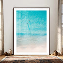 Aerial Turquoise Beach Wall Art Canvas Print – Minimal by MyGreatCanvas | Canvas Wall Art Prints | Photo Prints & Wall Decor