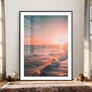 Sunset Ocean Wall Art Canvas Print by MyGreatCanvas | Canvas Wall Art Prints | Photo Prints & Wall Decor