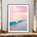Sunset Surf Wall Art Canvas Print – Coastal Ocean by MyGreatCanvas | Canvas Wall Art Prints | Photo Prints & Wall Decor
